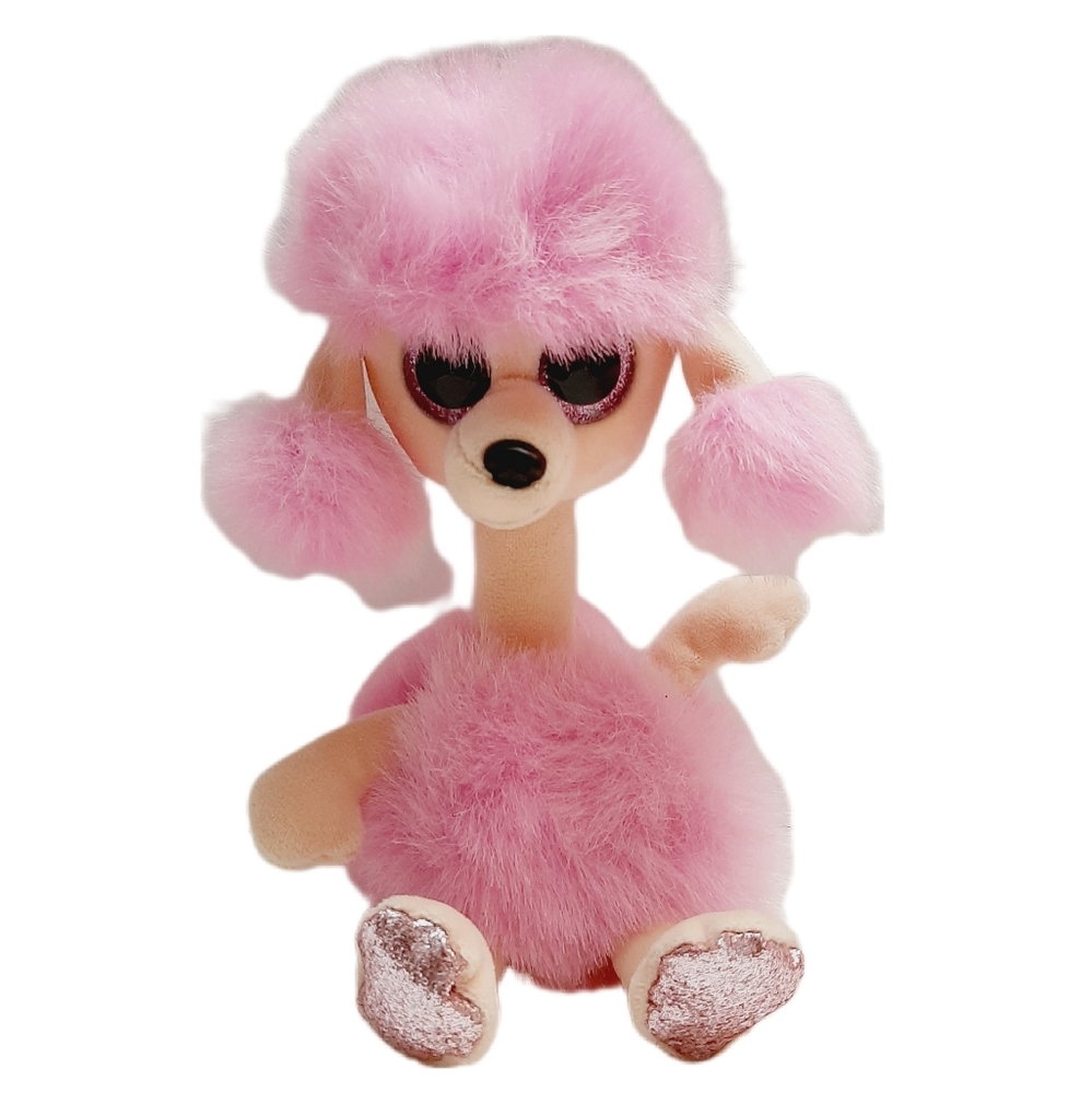🍒4 for $20🍒 TY Beanie Baby Boos Camilla the Pink Poodle Plush Soft Kids Toy